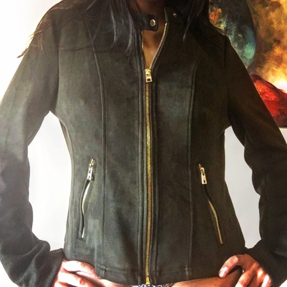 Suede Green Jacket